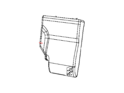 Jeep 1YL30KD1AA COVER Rear Seat Back 40% Seat Back Cover