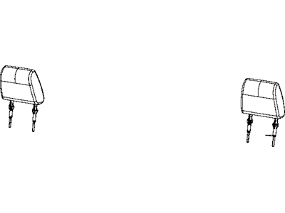 Jeep 1YL33KD1AA HEADREST Rear