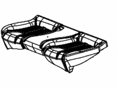 Dodge 5LJ20DX9AB Cover - Rear Seat Cushion
