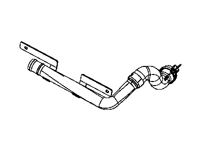Mopar 55037884AD Hose Radiator Inlet