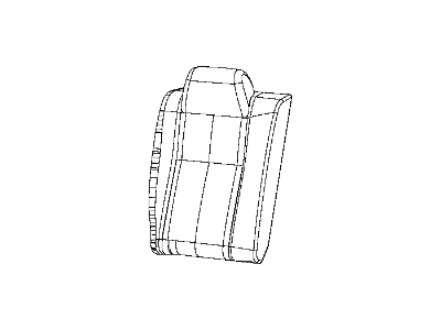 Dodge 5XJ00DX9AA COVER Rear Seat Back Right
