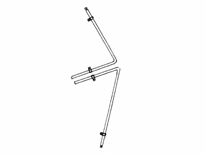 1994 Dodge Viper Parking Brake Cable - 4643821