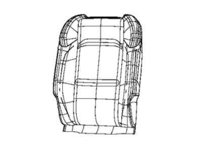 Jeep 7AS44SA5AA COVER Front Seat Back