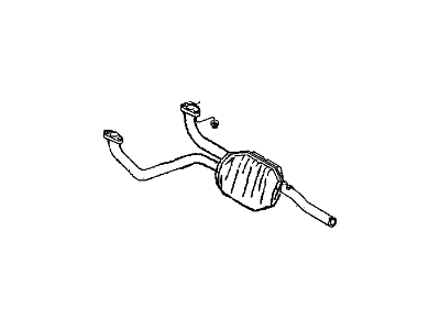 Dodge Ram 2500 Catalytic Converter - 52103344AE