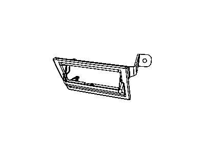 Ram 1EB13XDVAA BEZEL Trailer Brake Control