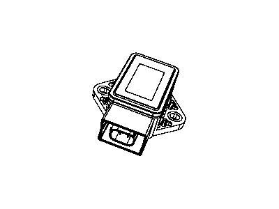 Mopar 56053050AA Sensor Dynamics Lateral Acceleration And Yaw Rate