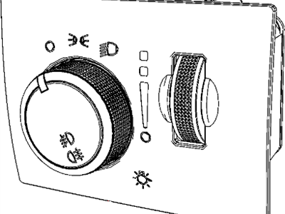Mopar 68029265AD Headlamp Switch