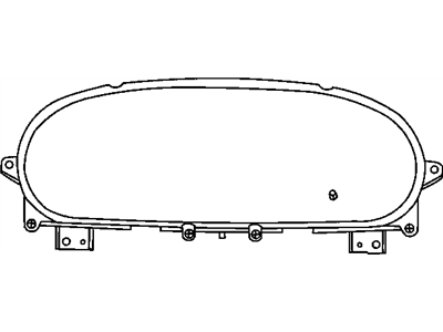 Chrysler 5011735AA MASK AND LENS Instrument Cluster