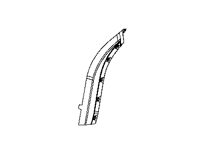Dodge 1GH571DVAB END CAP Instrument Panel