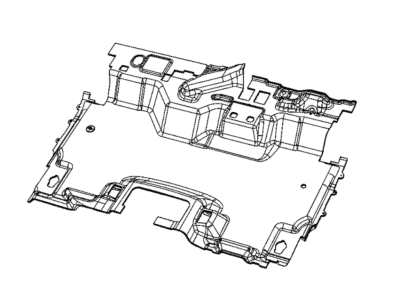 Ram 6VV051X7AA CARPET Rear Floor