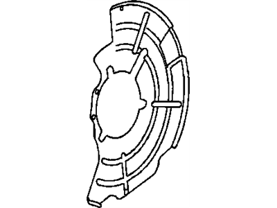 Mopar 52124764AD Shield Splash