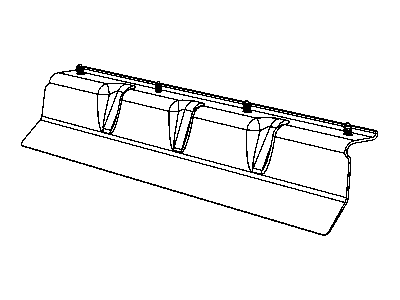 Dodge 5191294AA SEAL CHARGE AIR COOLER Lower