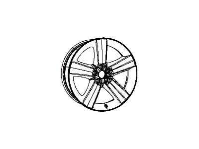 Mopar 1NQ47SZ0AC Wheel Aluminum