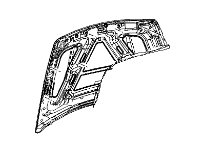 Dodge Durango Hood - 55364542AA