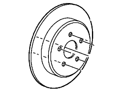 Chrysler PT Cruiser Brake Disc - 2AMV5652AA