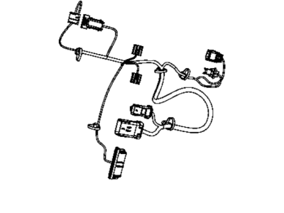 Dodge 68071254AA WIRING Power Seat