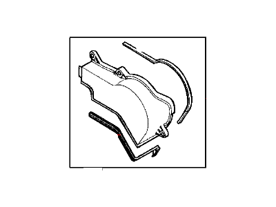 Chrysler MD376390 COVER Timing Belt