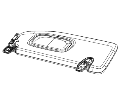2020 Jeep Compass Sun Visor - 5SY76DX9AD