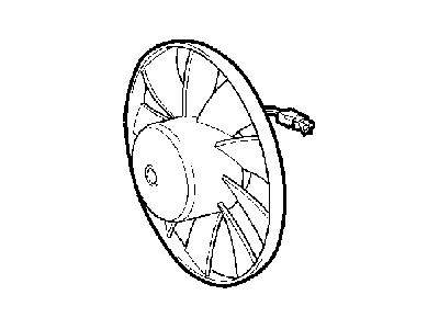 Chrysler Engine Cooling Fan - 5101095AA