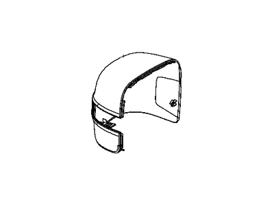 Mopar 5VZ06LS1AA Cap Mirror With Turn Signal