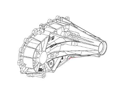Mopar 68049284AA Case Transfer Rear