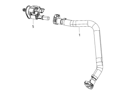 2023 Dodge Challenger Canister Purge Valve - 68422661AA