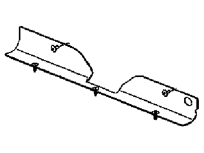Dodge 5058556AA SEAL Radiator Upper