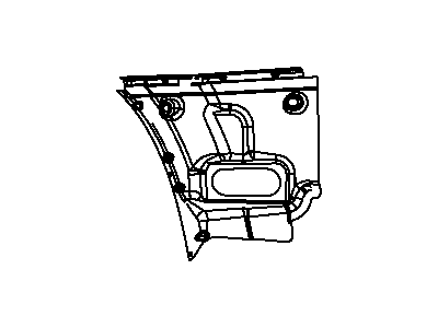 Ram 5109586AC RETAINER Fascia