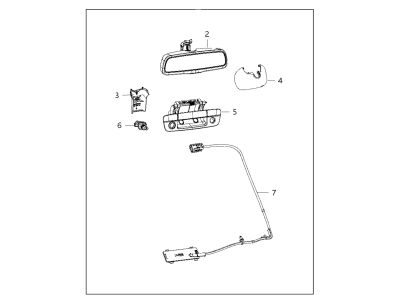 Ram 82213752AD CAMERA KIT Back Up