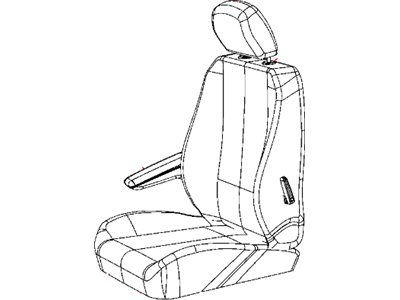 Mopar 1TF291S3AA Cover Front Seat Cushion