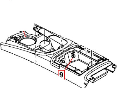 2005 Dodge Viper Shift Indicator - 1CH381X9AA