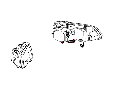 Chrysler 68085418AF HEADLAMP