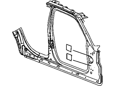 Dodge 5174354AM PANEL Body Side Aperture Front Inner