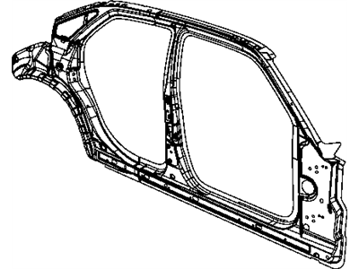 Dodge 5065876AF REINFORCEMENT Body Side Aperture Also Included with # 1