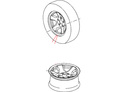 Dodge 52110456AA WHEEL Steel