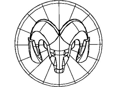 Mopar 4895432AA Hub Cap, Center