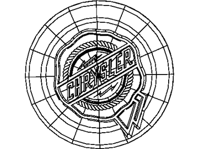 Chrysler 4895899AB CAP Wheel Center