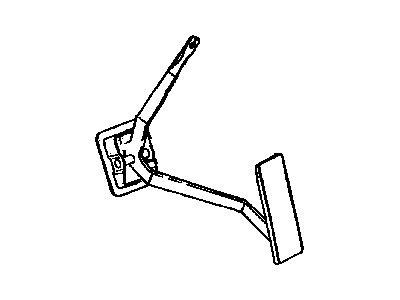 Chrysler 4891159AA PEDAL Accelerator