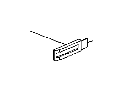 Jeep 55397091AC COVER TAILGATE HINGE LOWER HINGE