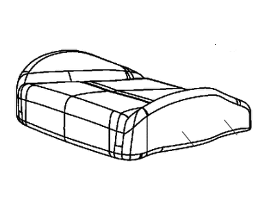 Chrysler 1WU48DX9AA Cover - Front Seat Cushion