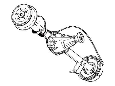 Mopar 52128073 Cable Parking Brake