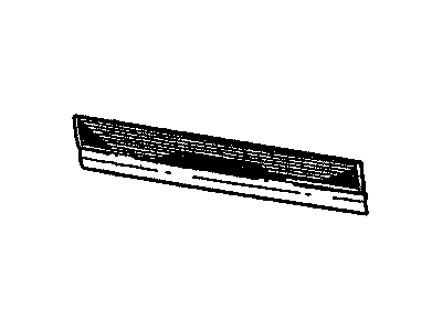 Mopar 55295060 Applique, Rear