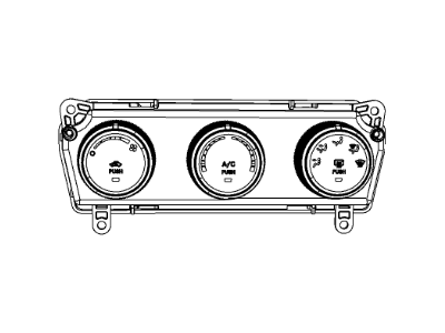 Jeep 68197432AB CONTROL A/C And Heater