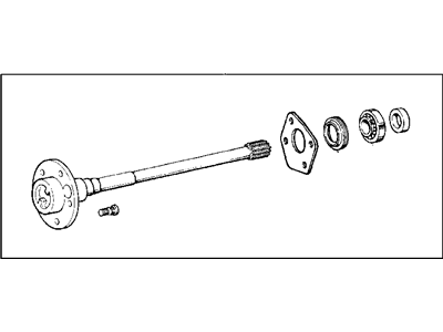 Jeep 5083677AA SHAFT Axle