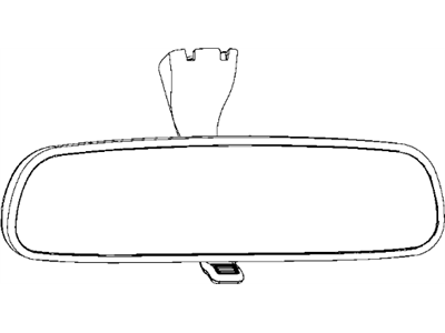 Chrysler 57010496AE MIRROR Inside Rear View