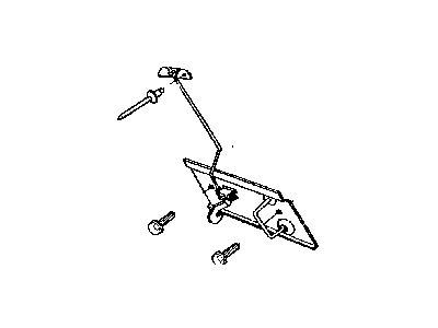 Chrysler 4756314 STRIKER Hood Latch