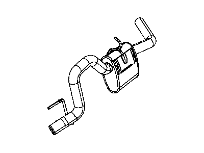 Mopar 52855886AA Tail Pipe
