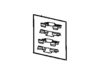 Mopar 68052368AB Caliper Hardware Kit