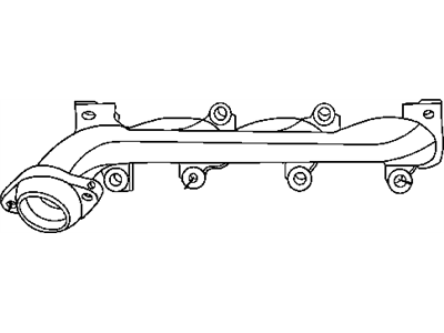 Jeep 53013598AB MANIFOLD Exhaust