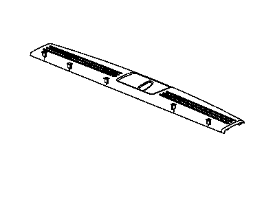 Jeep 1BU31BDAAB PLATE Liftgate Scuff